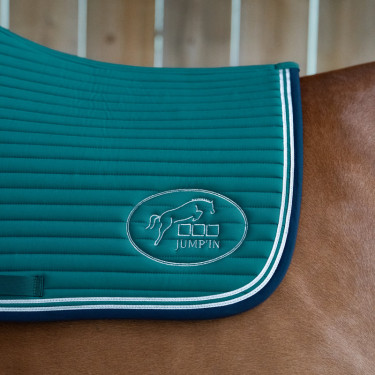 Jump'In Balthazar zadeldek Groen / marineblauw