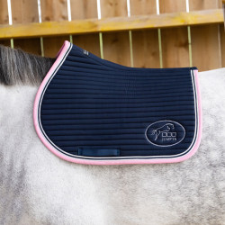Jump'In Balthazar zadeldek Marine / roze Blauw
