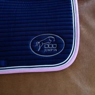 Jump'In Balthazar zadeldek Marine / roze Blauw