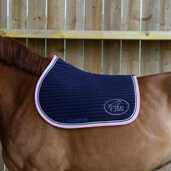 Jump'In Balthazar zadeldek Marine / roze Blauw