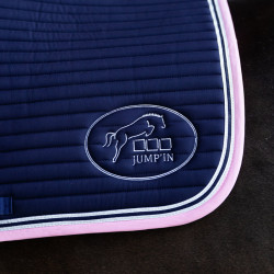 Jump'In Balthazar zadeldek Marine / roze Blauw