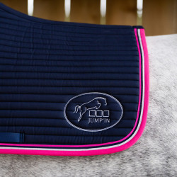 Jump'In Balthazar zadeldek Marine / fuchsia Blauw