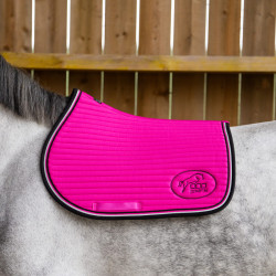 Jump'In Balthazar zadeldek Fuchsia / zwart Roze