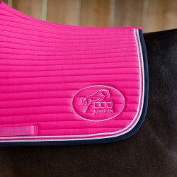 Jump'In Balthazar zadeldek Fuchsia / marineblauw Roze