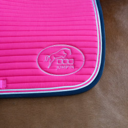 Jump'In Balthazar zadeldek Fuchsia / marineblauw Roze