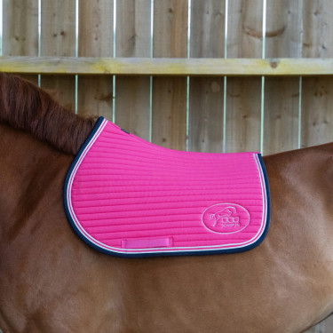 Jump'In Balthazar zadeldek Fuchsia / marineblauw Roze