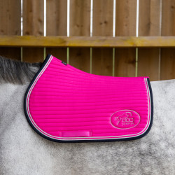 Jump'In Balthazar zadeldek Fuchsia / marineblauw Roze