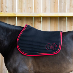 Jump'In Balthazar zadeldek Zwart / rood Jump'In Balthazar zadeldek Zwart / rood