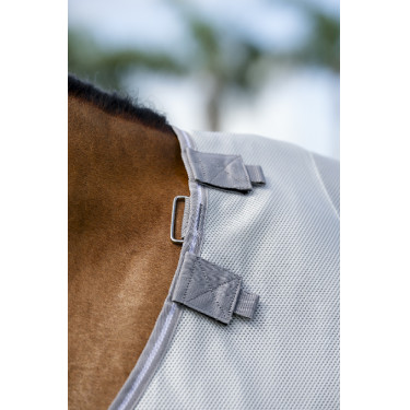 Vliegendeken Horseware Amigo Bug Buster Zilver / titaniumgrijs / zilver Vliegendeken Horseware Amigo Bug Buster Zilver / titaniumgrijs / zilver