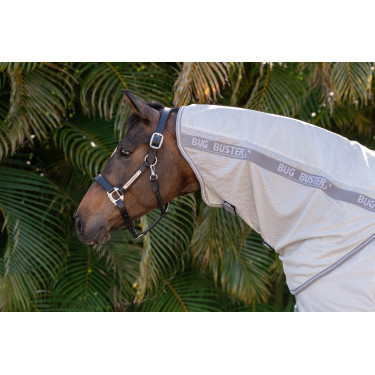 Vliegwerende halsbeschermer Amigo Horseware Bug Buster Zilver / titaniumgrijs / zilver