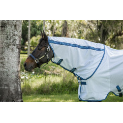 Vliegendeken Horseware Amigo Bug Rug XL Plus Hemelsblauw / marineblauw / elektrisch blauw