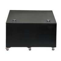 Aluminium voederbak op wielen Grooming Deluxe by Kentucky Zwart