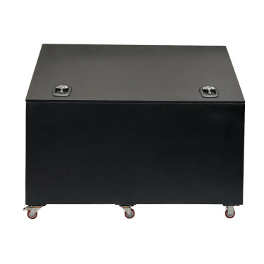 Aluminium voederbak op wielen Grooming Deluxe by Kentucky Zwart Aluminium voederbak op wielen Grooming Deluxe by Kentucky Zwart