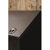 Aluminium voederbak op wielen Grooming Deluxe by Kentucky Zwart