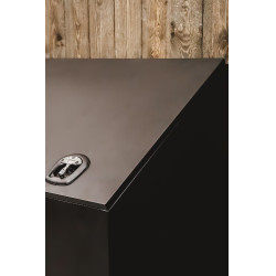 Aluminium voederbak op wielen Grooming Deluxe by Kentucky Zwart