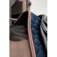 Zadeldoek Kentucky Onion quilt Leer Neon Marine Marineblauw Zadeldoek Kentucky Onion quilt Leer Neon Marine Marineblauw