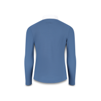 Wedstrijdpolo Kentucky Osaka met lange mouwen voor jongens Marine Marineblauw