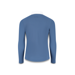 Wedstrijdpolo Kentucky Osaka met lange mouwen voor jongens Marine Marineblauw Wedstrijdpolo Kentucky Osaka met lange mouwen voor jongens Marine Marineblauw