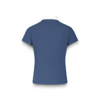 Wedstrijdpolo Kentucky Osaka korte mouwen jongen Marine Marineblauw