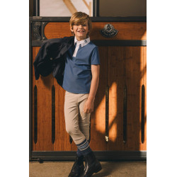 Wedstrijdpolo Kentucky Osaka korte mouwen jongen Marine Marineblauw Wedstrijdpolo Kentucky Osaka korte mouwen jongen Marine Marineblauw