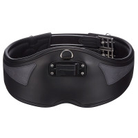 Anatomische singel Acavallo Gel & PVC Zwart