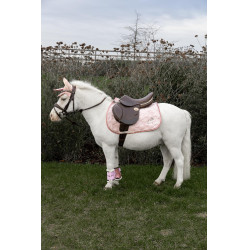 Zadeldek Kentucky Glitter Eenhoorn Lichtroze