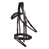 Waldhausen X-Line London hoofdstel met gecombineerde neusriem Zwart Waldhausen X-Line London hoofdstel met gecombineerde neusriem Zwart