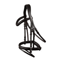 Bridon Waldhausen X-Line Stockholm gecombineerde pull back neusriem Bruin