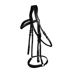 Bridon Waldhausen X-Line London met Duitse neusriem Zwart