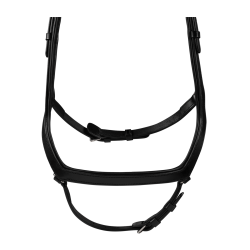 Waldhausen X-Line Relaxation hoofdstel met anatomische neusriem Zwart