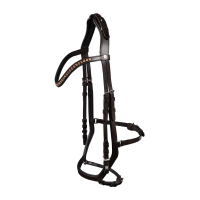 Waldhausen X-Line Relaxation hoofdstel met anatomische neusriem Zwart