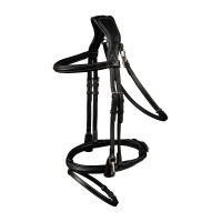 Bridon Waldhausen X-Line Work gecombineerde neusriem Zwart Bridon Waldhausen X-Line Work gecombineerde neusriem Zwart