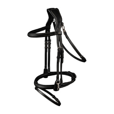 Bridon Waldhausen X-Line Work gecombineerde neusriem Zwart