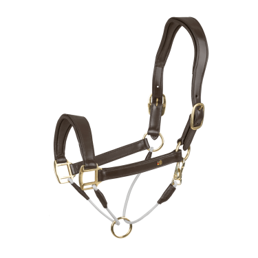 Lederen halster Waldhausen S-Line Royal Bruin