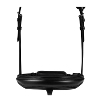 Waldhausen S-Line Blackshine gelakte hoofdstel met gecombineerde pull back neusriem Zwart Waldhausen S-Line Blackshine gelakte hoofdstel met gecombineerde pull back neusriem Zwart