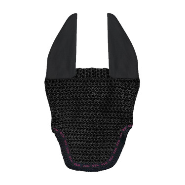 GEM Mesh korte oornetje Zwart / roze
