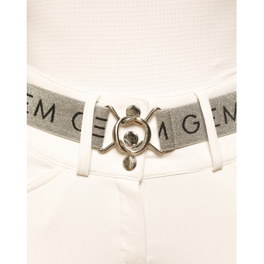 Gordel GEM Zaza Zilverkleurig Grijs