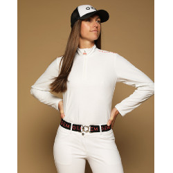 Gordel GEM Zaza Zwart / koraal