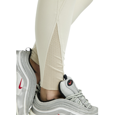 Montar MoZida Refined rijbroek met Crystal Gun metal full grip dames Lichtgrijs