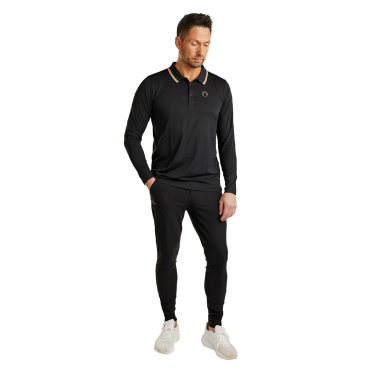 Montar MoBen rijbroek met kniestukken voor heren Zwart