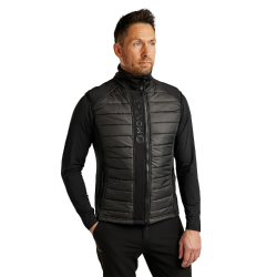 Mouwloze gewatteerde jas Montar Emanuel Quilt dames Zwart Mouwloze gewatteerde jas Montar Emanuel Quilt dames Zwart