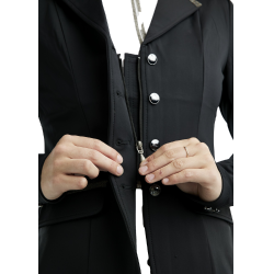 Wedstrijdjasje Montar MoGloria met kaviaarband voor dames Zwart