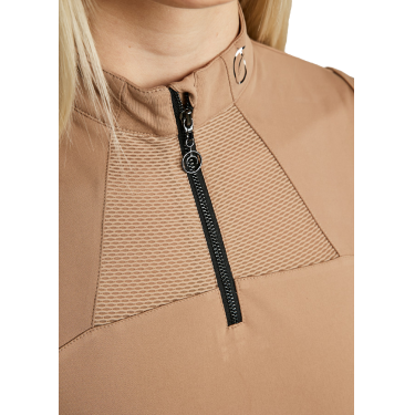 Mouwloze polo Montar MoStar met mesh inzetstukken voor dames Mouwloze polo Montar MoStar met mesh inzetstukken voor dames