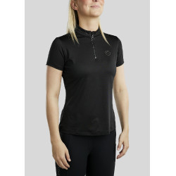 Polo met korte mouwen Montar MoBlair met gunmetal kristallen Junior