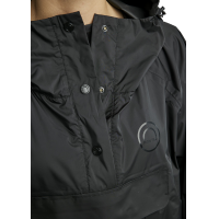 Lange regenjas Montar MoRianne zwart logo Lange regenjas Montar MoRianne zwart logo