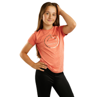 T-shirt met korte mouwen Montar MoNille Junior bedrukt in rosegoud Zwart T-shirt met korte mouwen Montar MoNille Junior bedrukt in rosegoud Zwart