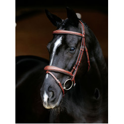 LeMieux Competition gecombineerde hoofdstel Kastanjebruin LeMieux Competition gecombineerde hoofdstel Kastanjebruin