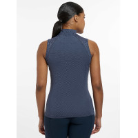 Base Layer LeMieux Maria mesh mouwloos Blauw schemer