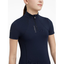 Basislaag LeMieux Young Rider Classique met korte mouwen Marine Marineblauw