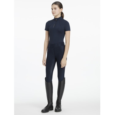 Basislaag LeMieux Young Rider Classique met korte mouwen Marine Marineblauw